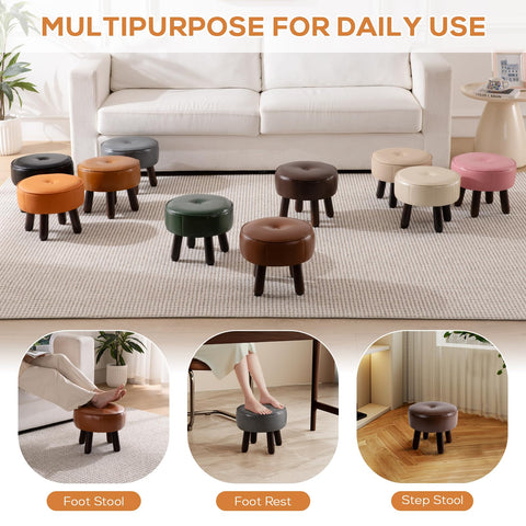 oakvivo versatile ottoman for living room, bedroom, or office.