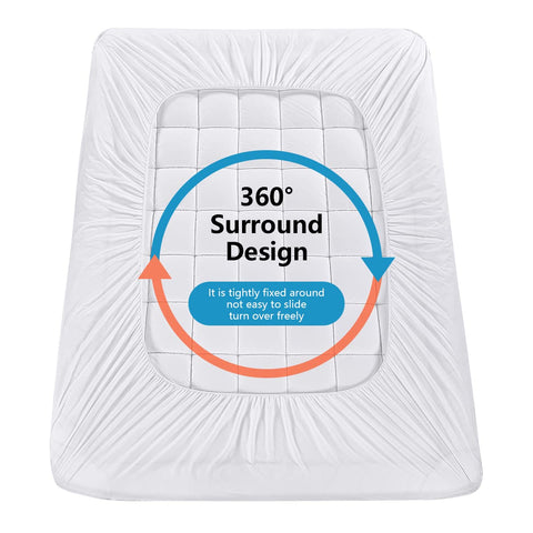 Oaskys machine-washable topper for easy care and maintenance