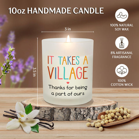 OASSIE nurse appreciation candle vanilla lavender warm scent for desks