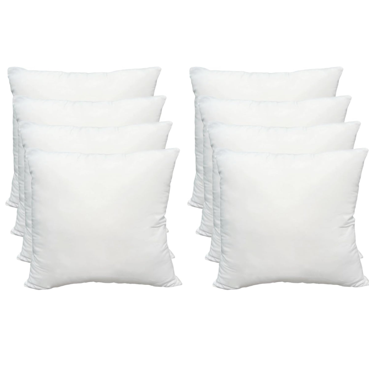 Obruosci luxury pillow insert, 18-inch square white, perfect fit for square covers.