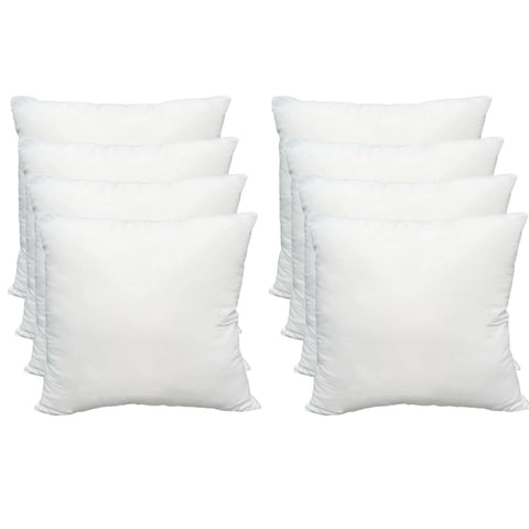 Obruosci luxury pillow insert, 18-inch square white, perfect fit for square covers.