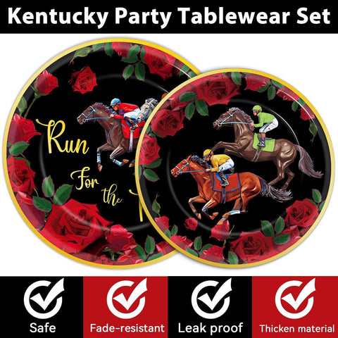 OBUSATT Run for The Roses forks offer convenient dining and easy cleanup after the Derby party.