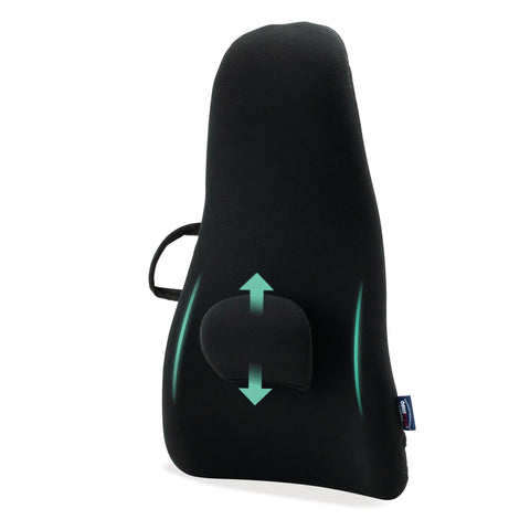 ObusForme highback backrest support provides ergonomic comfort for long sits.