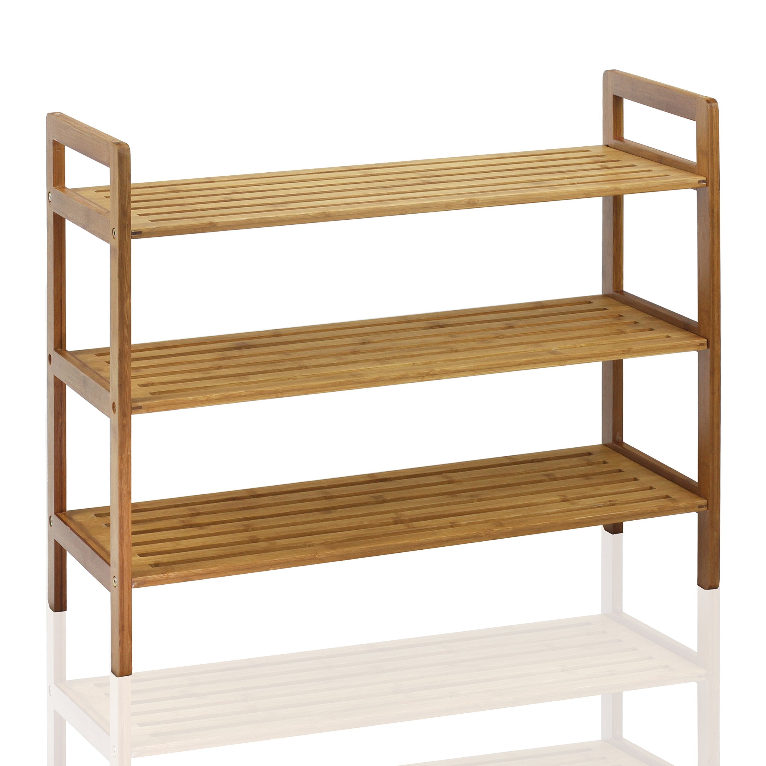 Oceanstar rack in entryway keeps shoes organized and accessible.