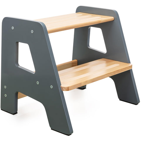 OCODILE 2-Step Stool assembly view shows quick setup for bathroom or kitchen use.