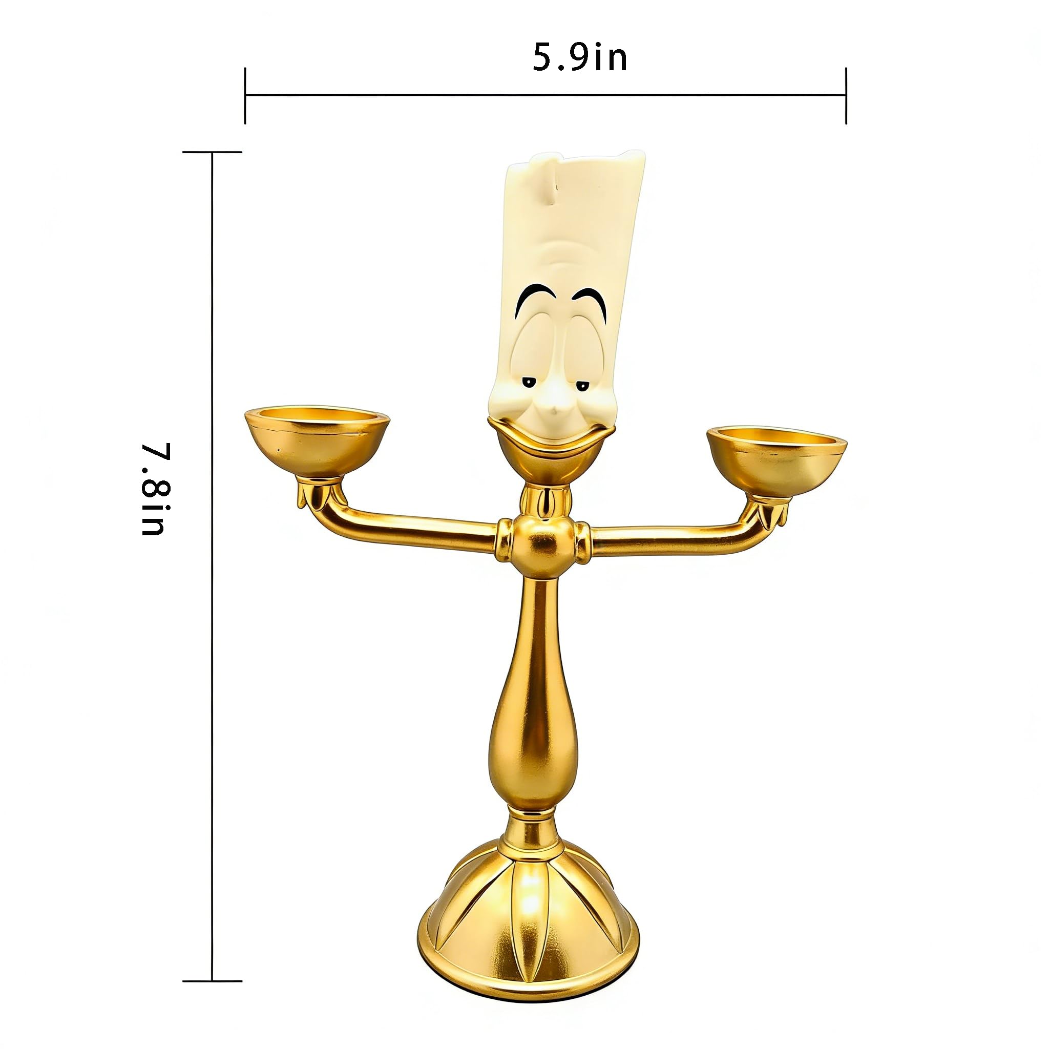ocpcrn Beauty and the Beast candelabra used as stylish home décor accent