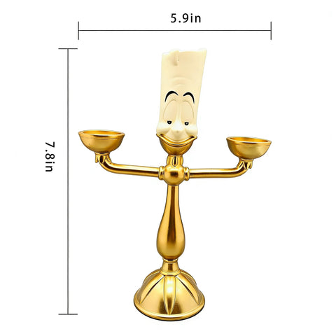 ocpcrn Beauty and the Beast candelabra used as stylish home décor accent