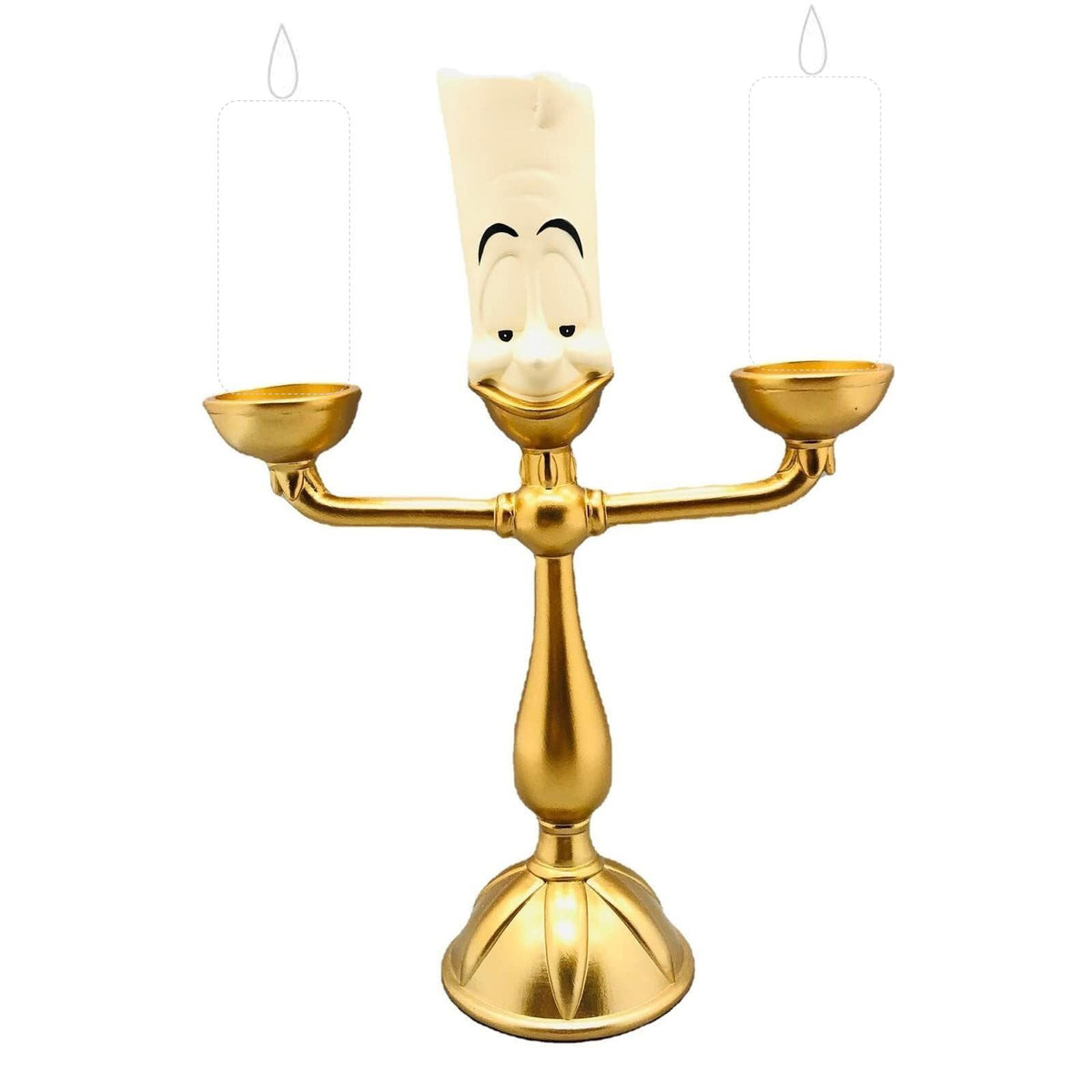 ocpcrn Beauty and the Beast candelabra on wedding table creates romantic centerpiece lighting