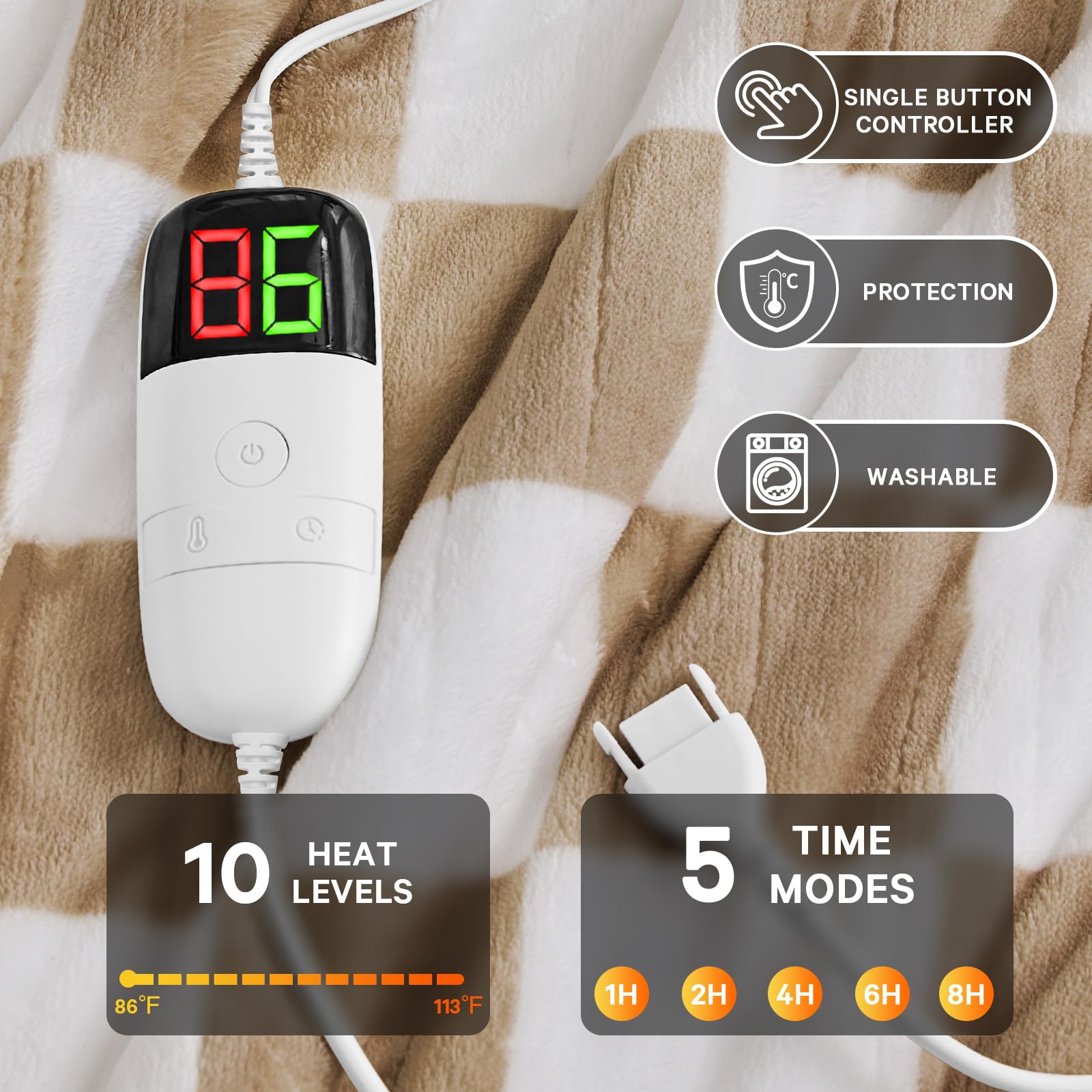OCTROT eight-hour auto-off helps conserve energy.