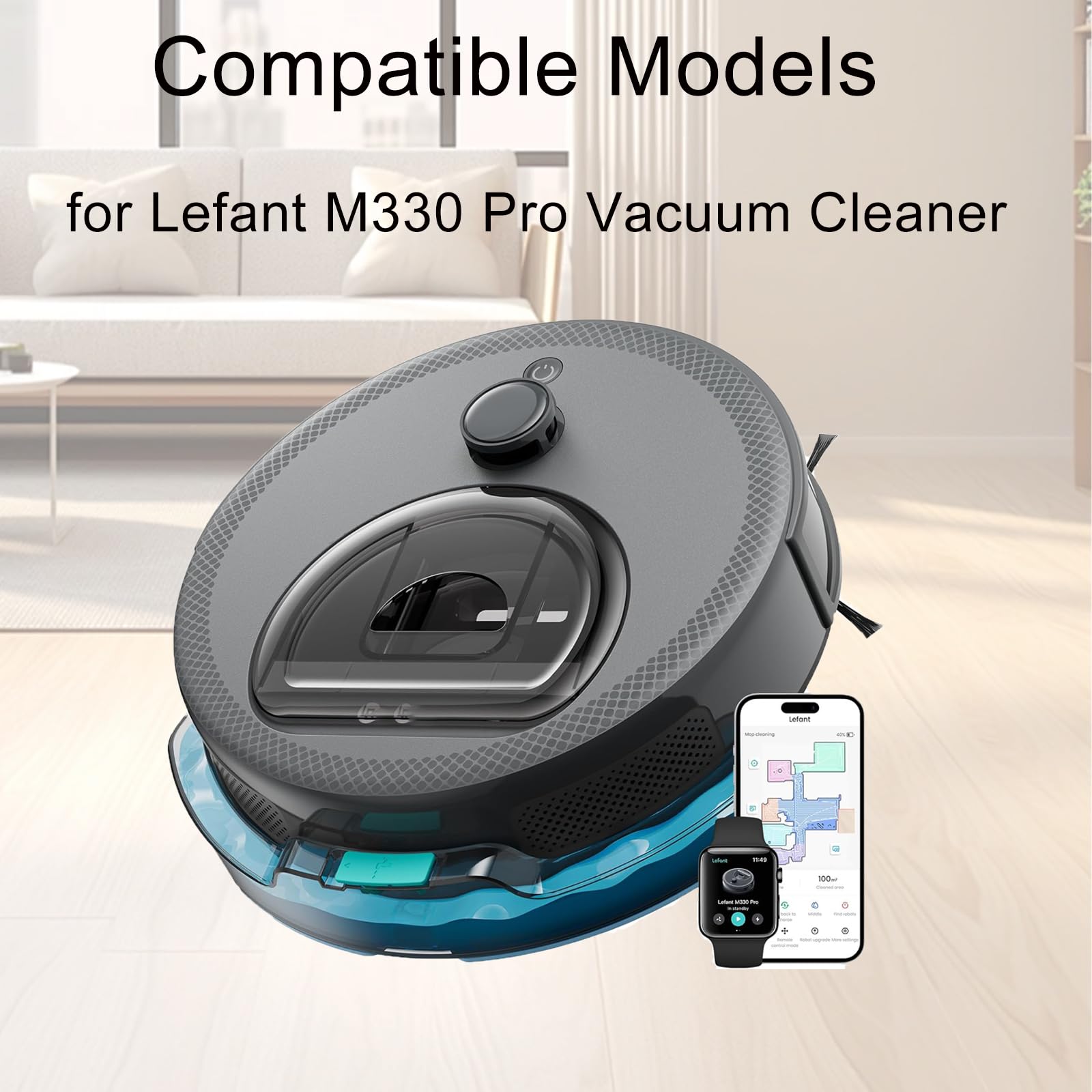 Odashen Lefant M330 Pro HEPA filters capture fine dust in a reusable pack.