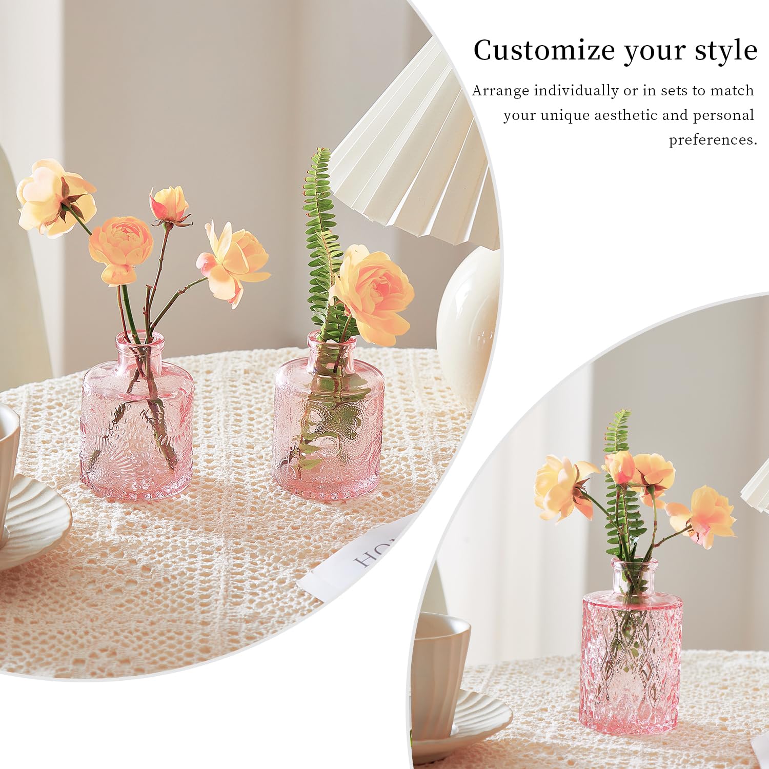 ODBCYWM bulk vase set ideal for weddings and events.