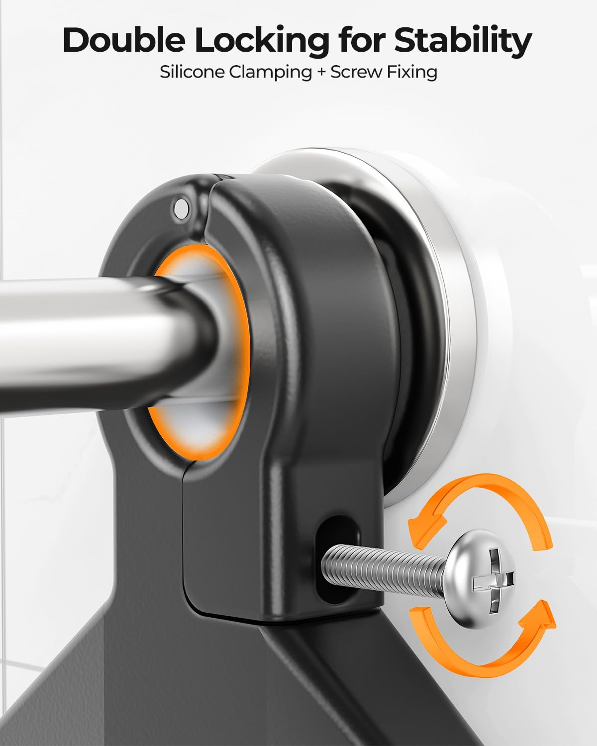 ODesign anti-swing design with head grip prevents sliding during use.