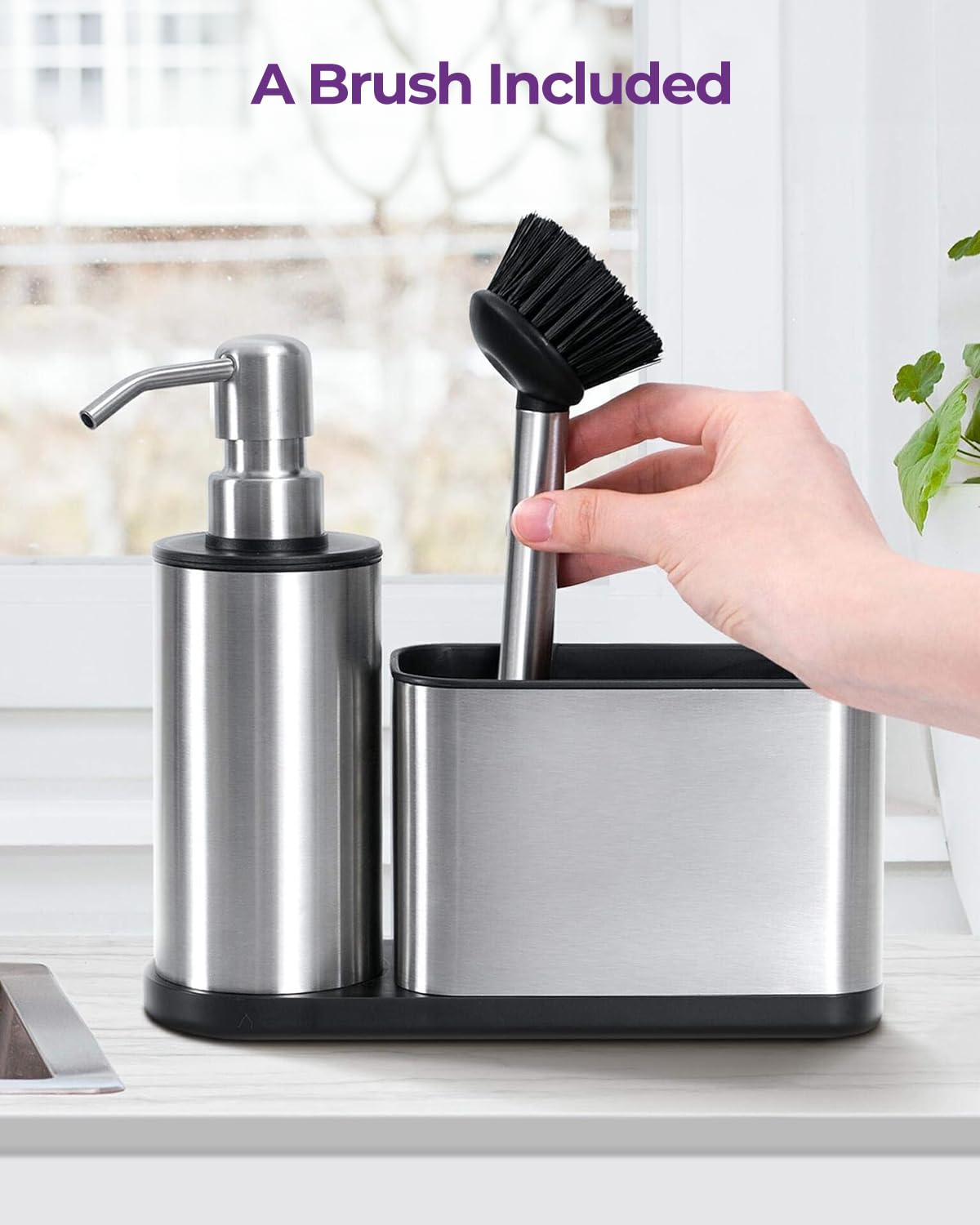 ODesign compact design fits neatly on the kitchen sink area.