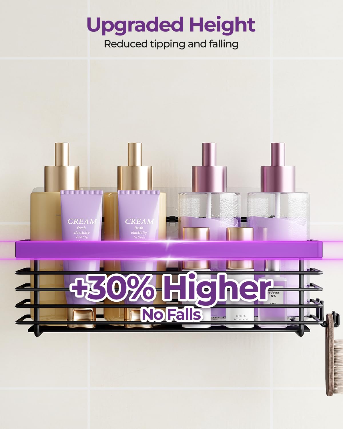 ODesign drainage-focused design helps keep shower surfaces dry.
