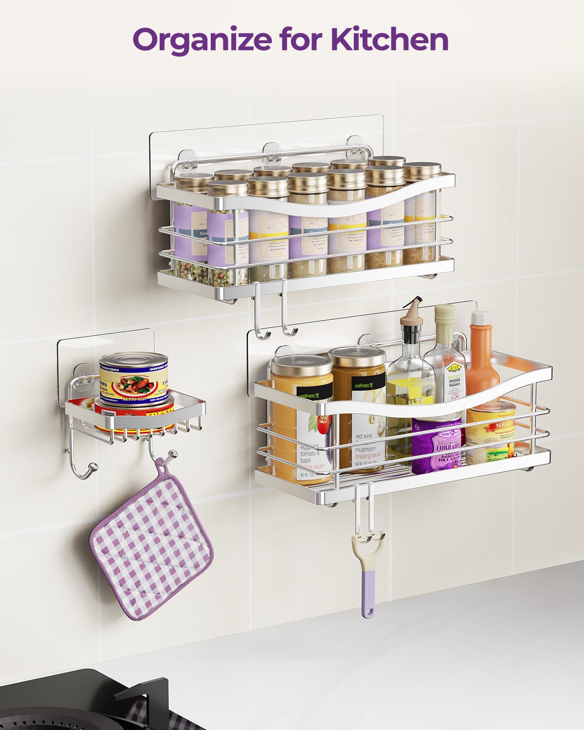 ODesign rustproof SUS304 material withstands daily humidity without tarnish.