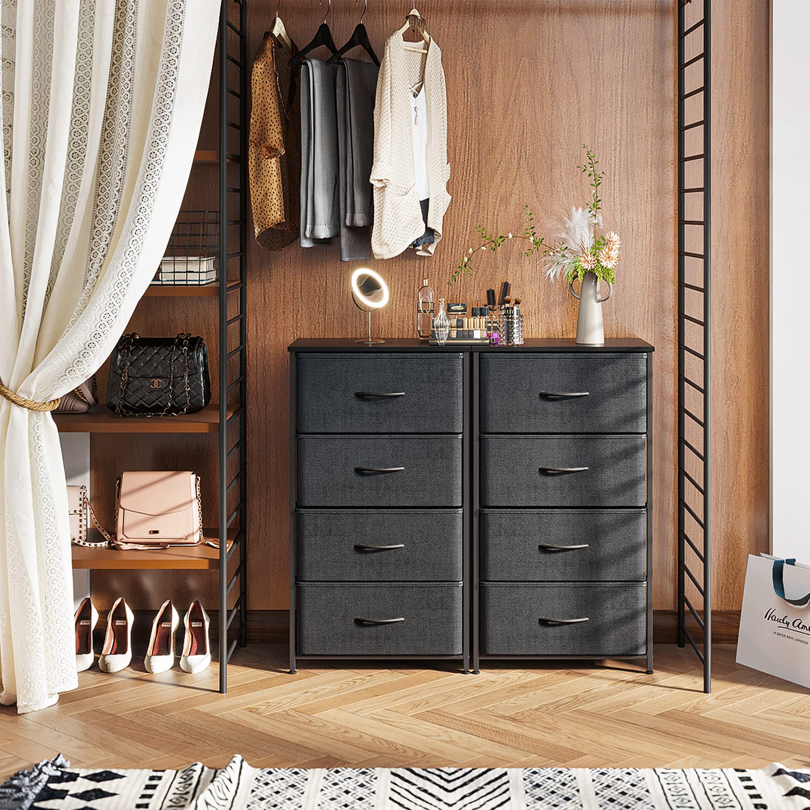 ODK dresser fits compact spaces like bedrooms and entryways.