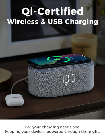 Odokee 10W Bluetooth speaker close-up delivering crisp morning audio.