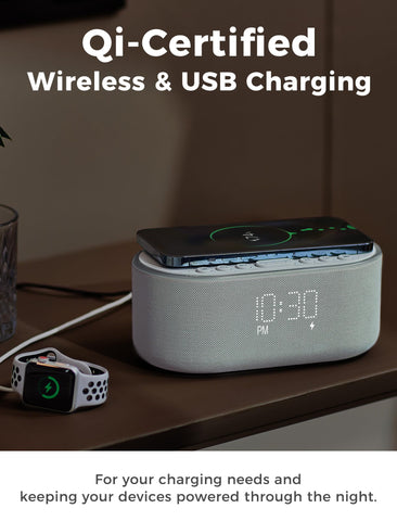 Odokee Cloud Blue Clock bedside dim display for comfortable nighttime viewing