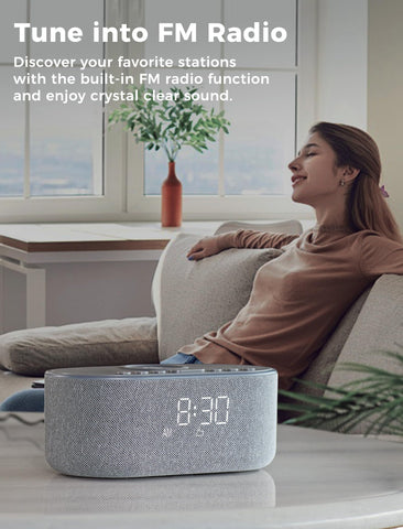 Odokee dimmable display bedside setup for comfortable nighttime viewing.