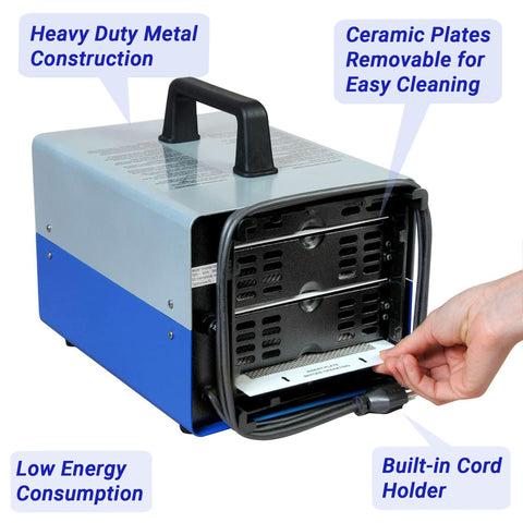 OdorFree Villa 3000 timer settings illustrate flexible treatment windows for different needs.