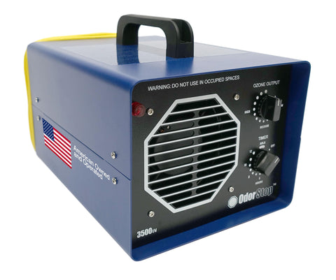 OdorStop OS3500UV front view in durable aluminum housing for longevity.