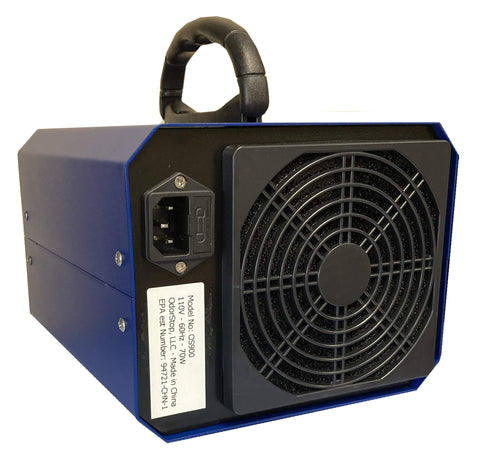 OdorStop OS900/6G timer panel enables precise 2-hour treatments.