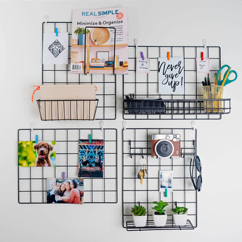 Odoxia grid panel with letter sorter highlights organized mail and notes.