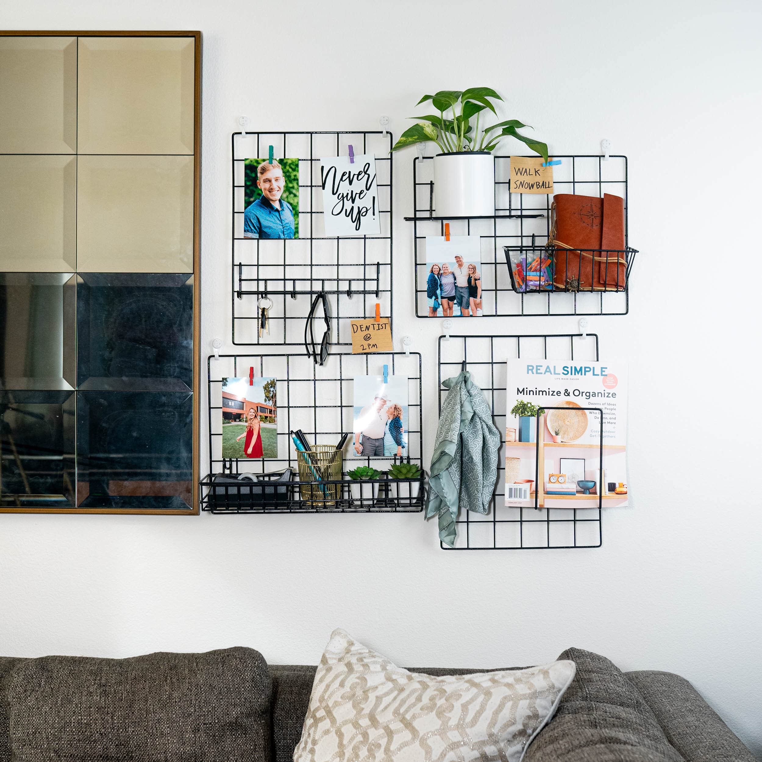 Odoxia memo board grid for dorm and office displays.