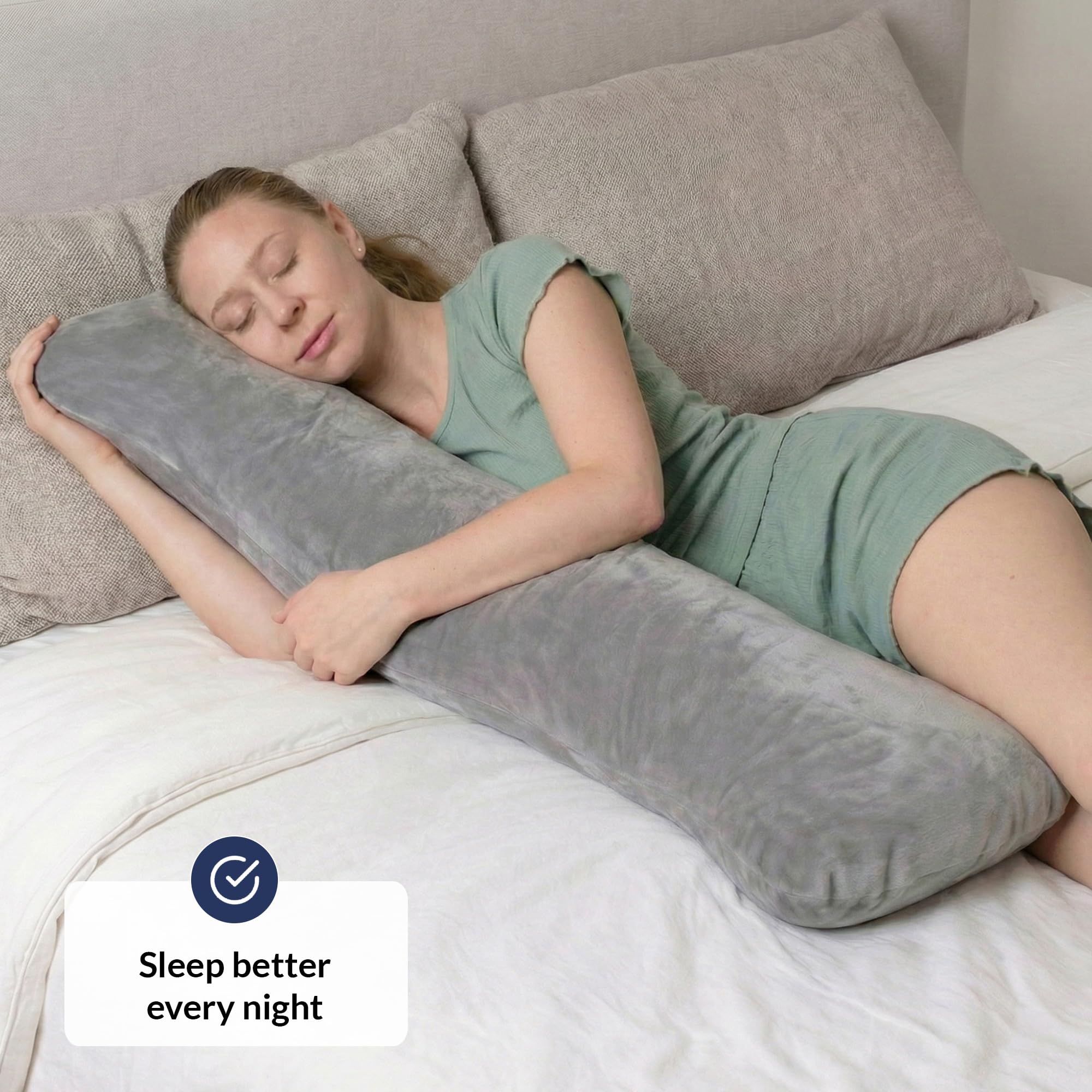 ODOXIA hug-like comfort cover shows soft fabric for year-round coziness