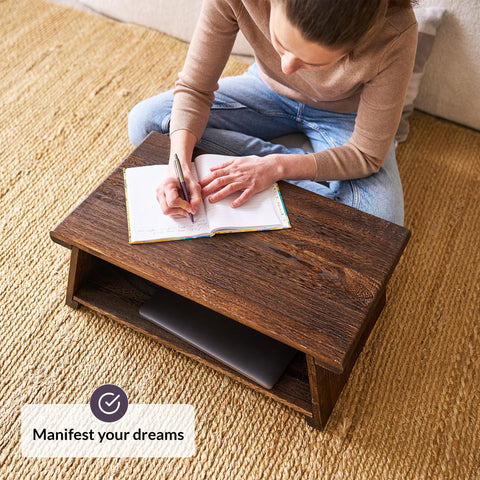 ODOXIA wooden-floor-space-table, fits tatami-style rooms and low-seating layouts.