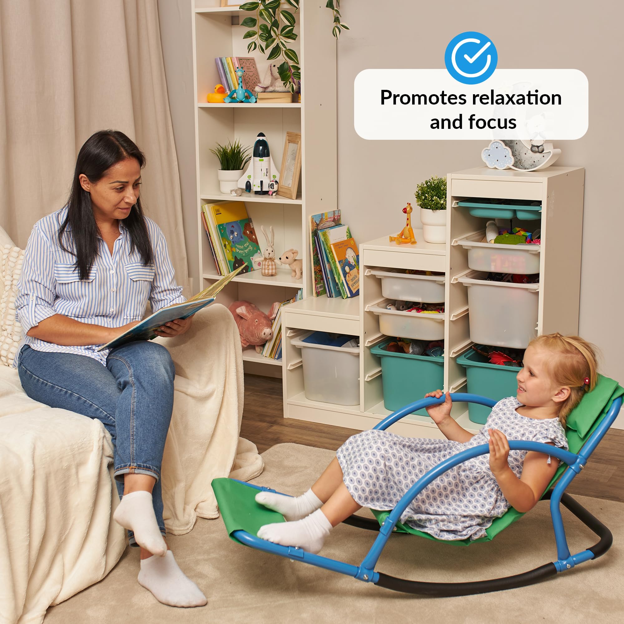 ODOXIA Kids Sensory Rocking Chair durable frame for active play