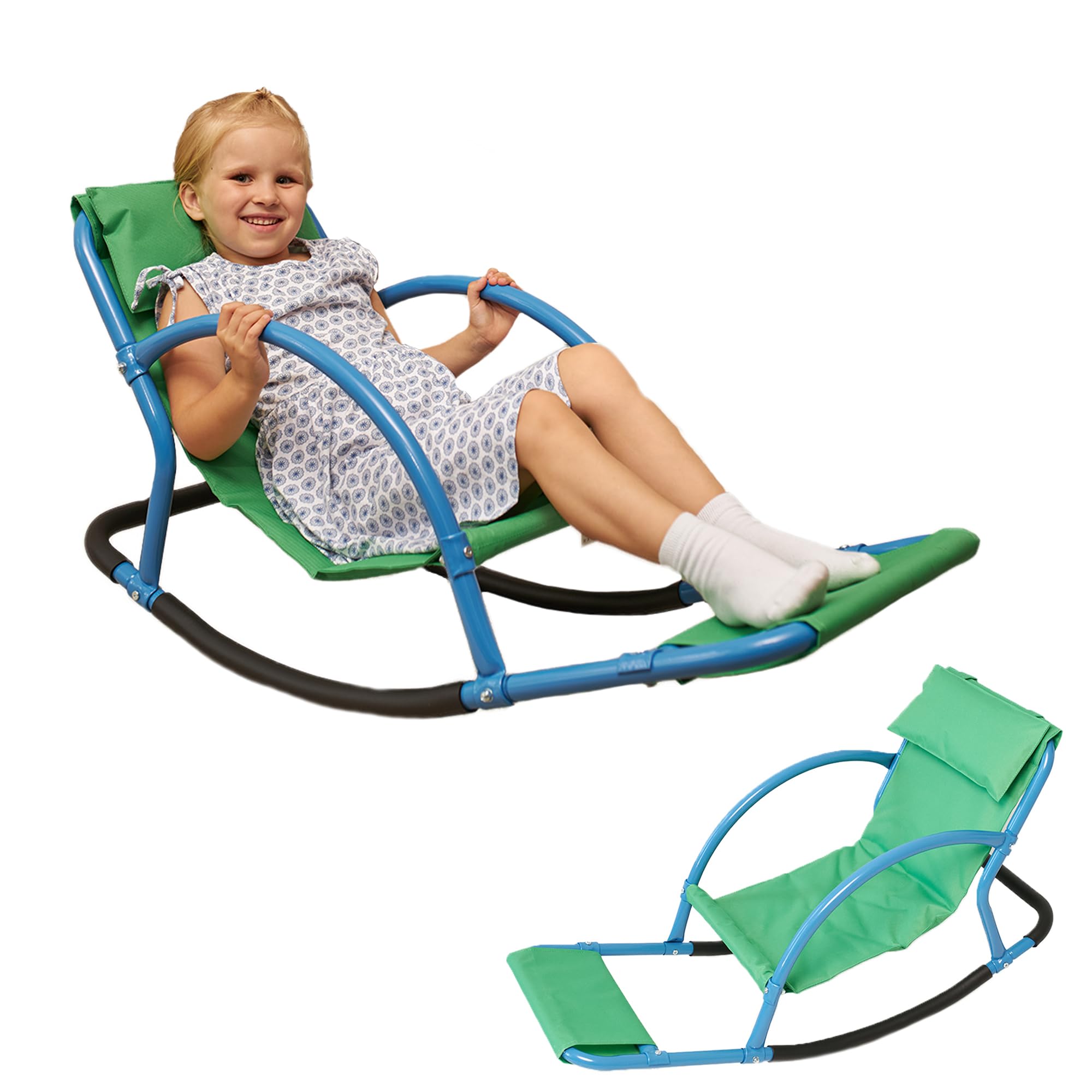 ODOXIA Kids Sensory Rocking Chair front view showing calming play