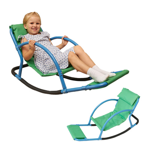 ODOXIA Kids Sensory Rocking Chair front view showing calming play