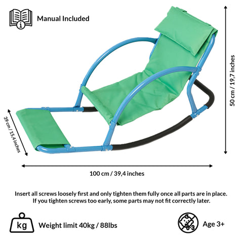 ODOXIA Kids Sensory Rocking Chair rocking motion promotes balance