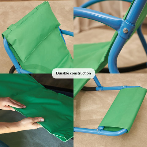 ODOXIA Kids Sensory Rocking Chair seat detail with sturdy materials