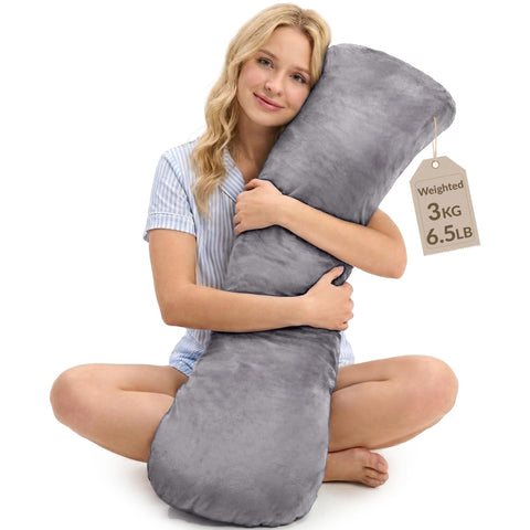 ODOXIA weighted pillow for adults with 6.5 lb fill offering calm relaxation and better sleep