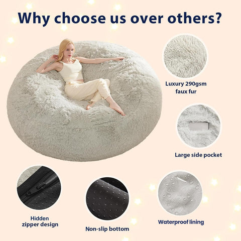 ODreamyDogs non-slip base protects floors while you relax