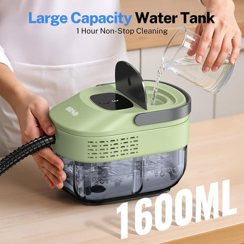 ODSD steam cleaner 1.6L tank for longer sessions