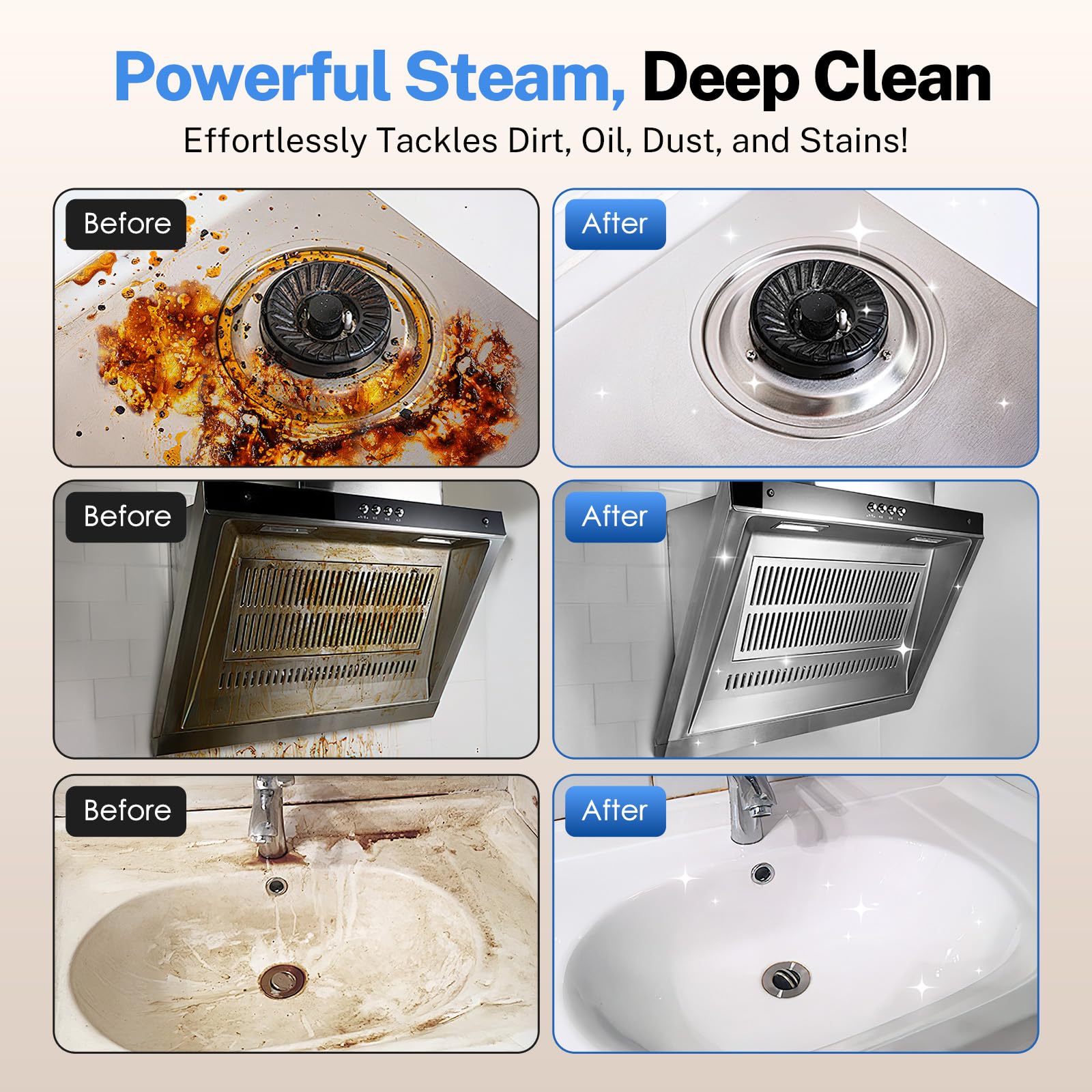 ODSD steam cleaner interior car detailing to refresh upholstery and mats.