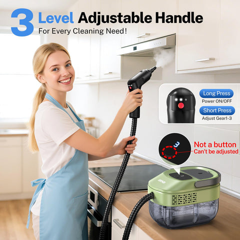 ODSD steam cleaner quick heat-up in 15 seconds