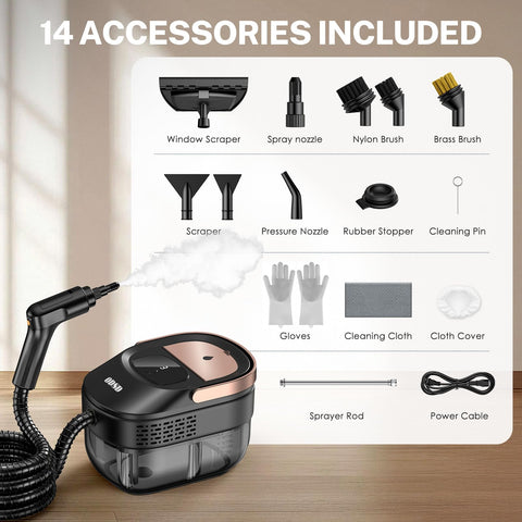 ODSD steam cleaner storage and cord organization after use