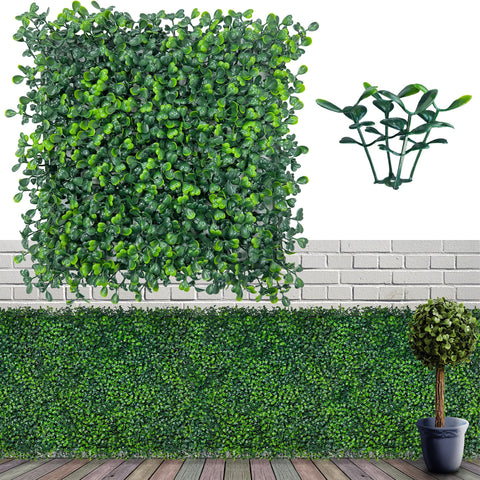 ODTORY artificial grass wall panel 10x10 front view enhances privacy indoors or outdoors