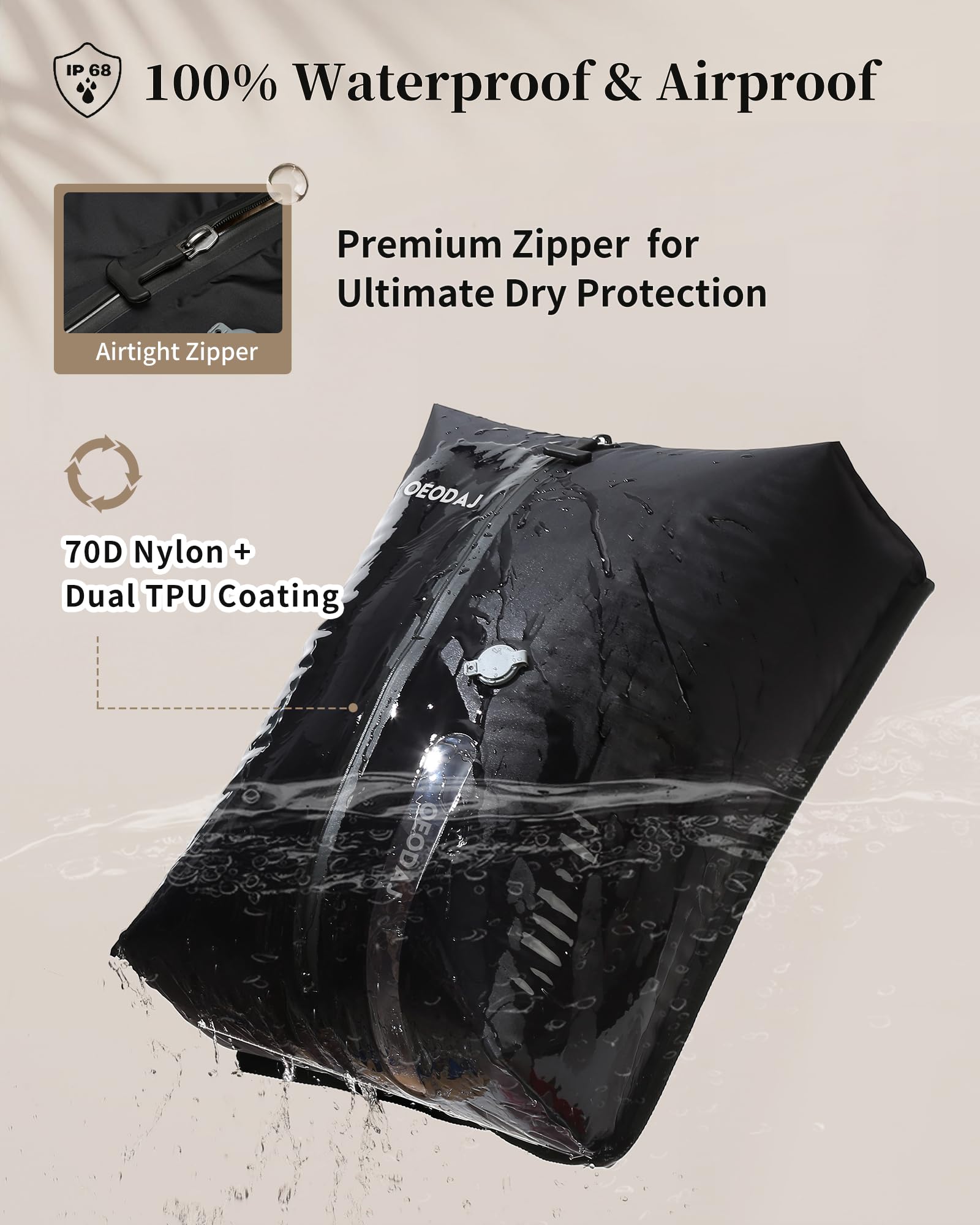 OEODAJ wireless pump compact design for quick inflation and deflation on the go