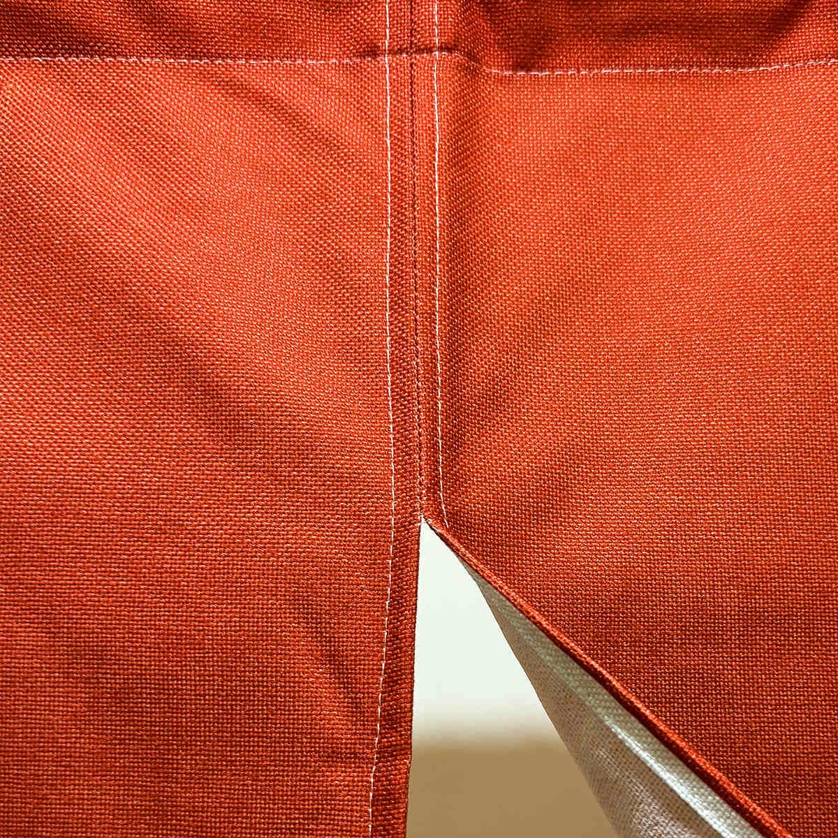 Ofat Home center-split noren design creates soft separation at the doorway.