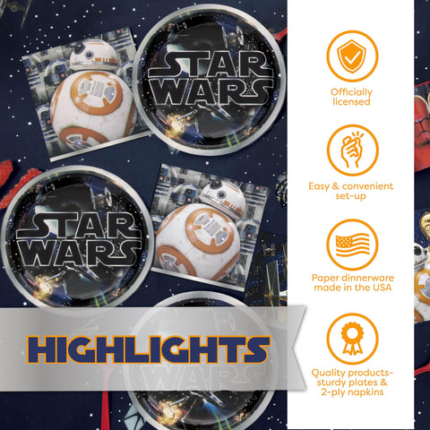 Officially licensed Star Wars collection ensures authentic branding.