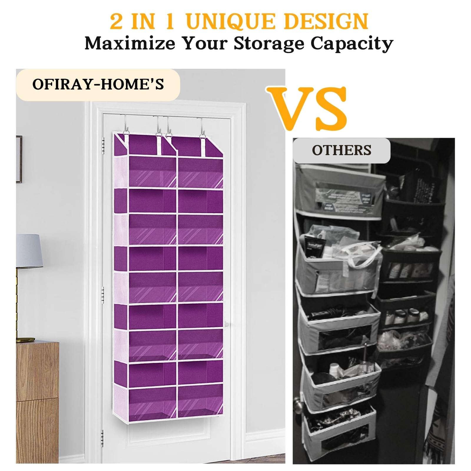Ofiray-Home clear window front helps locate items at a glance