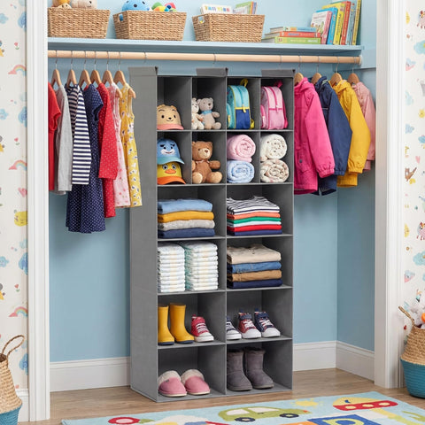 Ofiray-home heavy-duty material supports bulky garments and accessories.