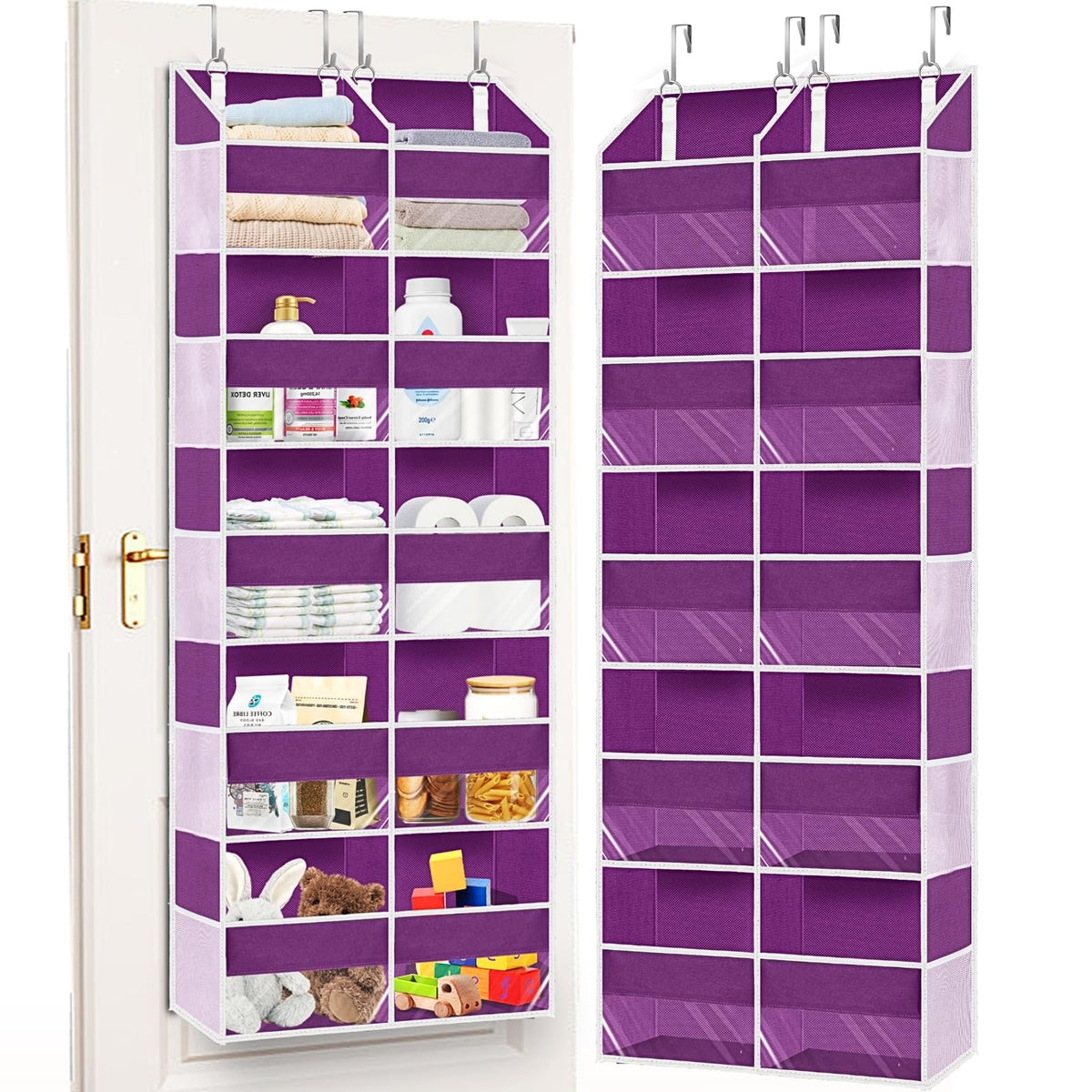 Ofiray-Home over-the-door organizer with 5 tiers, maximizing space and organization for busy families