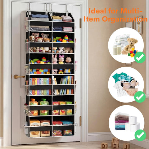 Ofiray-Home see-through clear window helps locate items at a glance.