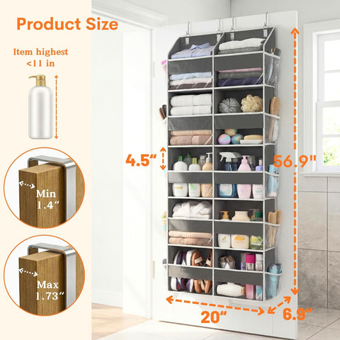 Ofiray-Home see-through PVC front for easy item search